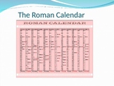 The Roman Calendar