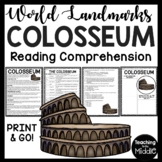 The Roman Colosseum Reading Comprehension Worksheet Inform