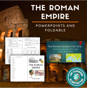 Preview of The Roman Empire - PowerPoints and Foldable!