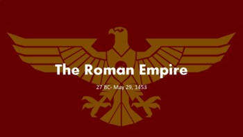 Preview of The Roman Empire- Powerpoint Lesson