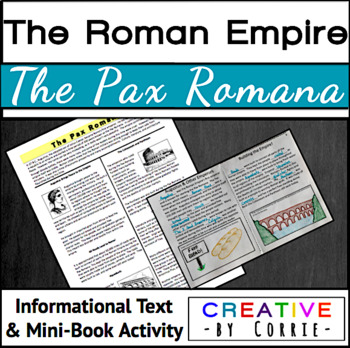 Preview of The Roman Empire - The Pax Romana - Informational Text & Mini-Book Activity