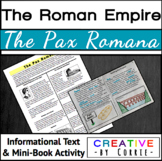 The Roman Empire - The Pax Romana - Informational Text & M