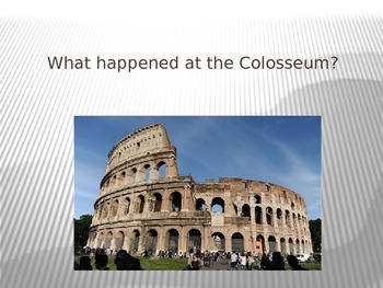 Preview of The Romans: Colosseum and Gladiators