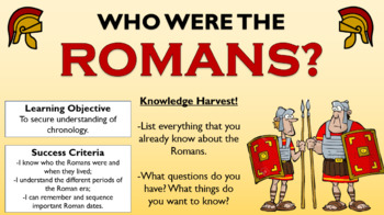 Preview of The Romans - Introduction to the Romans - Lesson!
