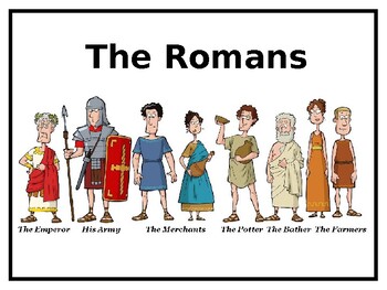 Preview of The Romans - Unit Plan, PowerPoint & Vocabulary