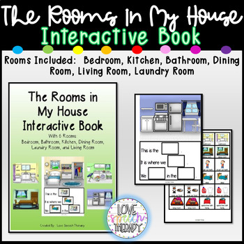 The Rooms In My House Interactive Language Book