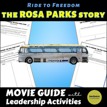 Preview of The Rosa Parks Story Movie Guide - Discussion Questions, Activities & Worksheets