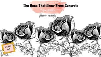 Preview of The Rose That Grew From Concrete- Personal Connection Activity