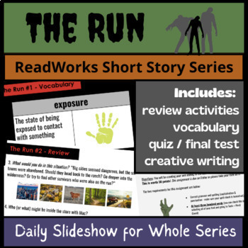 Preview of The Run Unit - ReadWorks Short Story Series