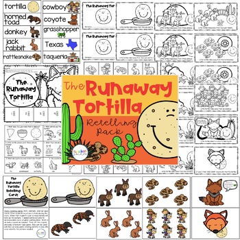 The Runaway Tortilla Retelling Pack Cinco De Mayo Gingerbread Story