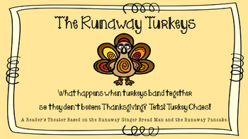 Preview of The Runaway Turkeys: A Reader's Theater