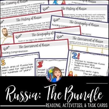 Preview of Russia Bundle of Activities