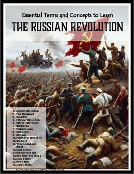 Preview of The Russian Revolution - Key Terms and Concepts
