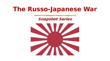 Preview of The Russo-Japanese War Presentation with Questions