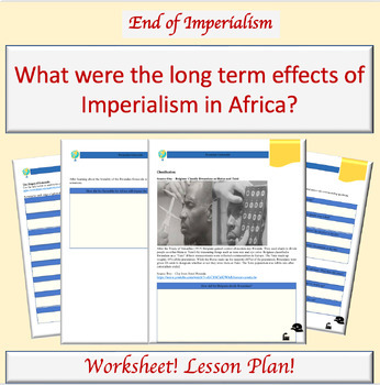 Preview of The Rwandan Genocide Lesson Plan | Effects of Imperialism