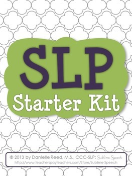 Preview of The SLP Starter Kit