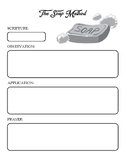 The SOAP Bible Study Worksheet