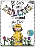 The SS Sub Plans: Spring Themed  CCSS Aligned Sub Plans