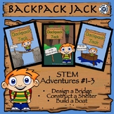 The STEM STEAM Adventures (# 1 -3) of Backpack Jack -- BUNDLE