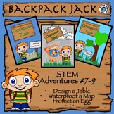 The STEM STEAM Adventures (# 7 - 9) of Backpack Jack -- 3-
