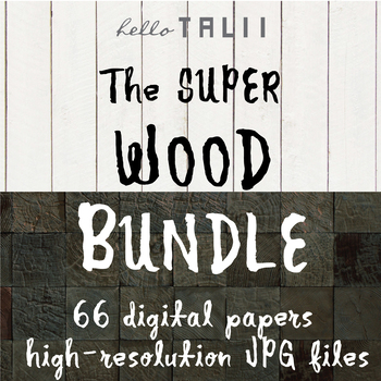 Preview of The SUPER WOOD BUNDLE