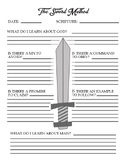 The SWORD Bible Study Worksheet