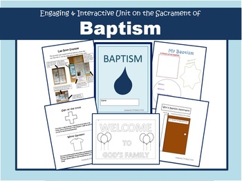 Preview of The Sacrament of Baptism Unit