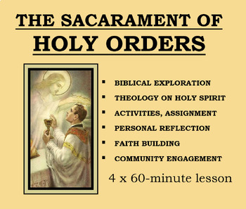 Preview of The Sacrament of Holy Orders – Worksheets, Activities, and Booklet