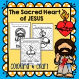 The Sacred Heart of Jesus Coloring Pages, Color by Number,