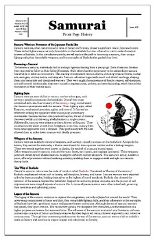 Preview of The Samurai: A Front Page History