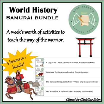 Preview of A Day in the Life of a Samurai Student Activities Bundle