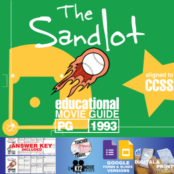 Preview of The Sandlot Movie Guide | Questions | Worksheet | Google Formats (PG - 1993)