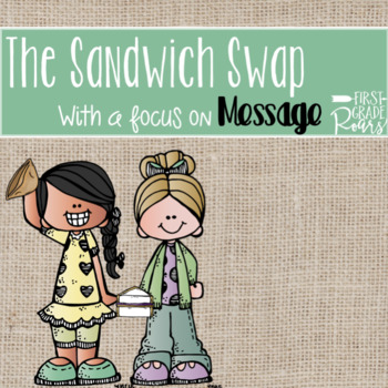 Preview of The Sandwich Swap  Mini Unit Activities Book Companion Reading Comprehension 