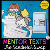 The Sandwich Swap Mentor Text Unit Book Study Companion Re