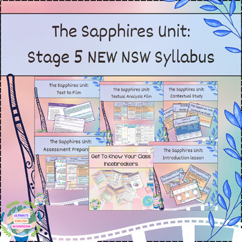 Preview of The Sapphires Novel & Film Study: Complete Unit for NEW NSW English Syllabus.