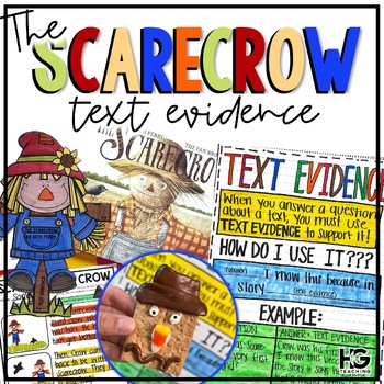 Preview of The Scarecrow Book Companion and Reading Comprehension Text Evidence Activities