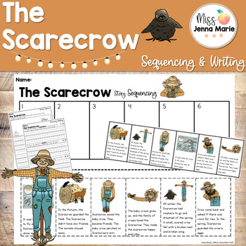 Preview of The Scarecrow September October Companion Activities Sequencing & Writing