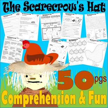 Preview of The Scarecrow’s Hat Fall Read Aloud Book Study Companion Reading Comprehension