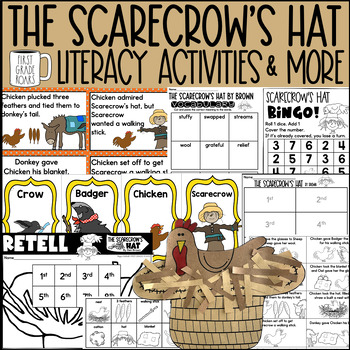 Preview of The Scarecrow's Hat Fall Reading Comprehension Book Companion