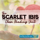 The Scarlet Ibis Close Reading Unit Vocabulary Quote Studi