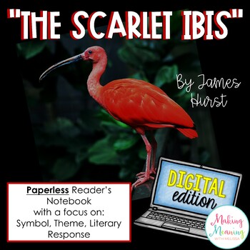 Preview of "The Scarlet Ibis" Short Story Unit