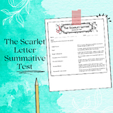 The Scarlet Letter COMPLETE NOVEL TEST