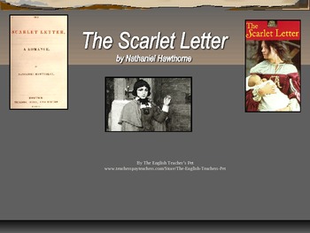 Preview of The Scarlet Letter Chapter Discussion Notes PowerPoint