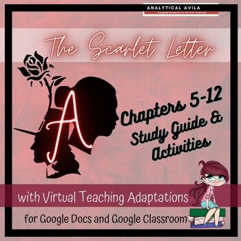 Preview of The Scarlet Letter: Chapters 5-12 (Study Guides/Graphic Organizers/Assignments)