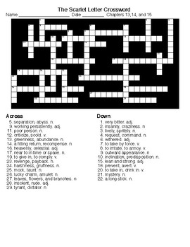 crossword scarlet letter word search c13 keys rating