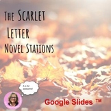 The Scarlet Letter Novel Study Stations Distance Learning