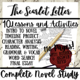 The Scarlet Letter Novel Study Unit Bundle 10 Resources! P