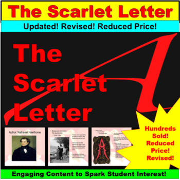 Preview of The Scarlet Letter Presentation (Google Slides, PowerPoint)