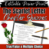 The Scarlet Letter Quizzes for Entire Novel Nathaniel Hawt