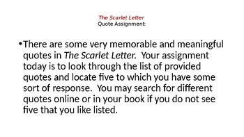 the scarlet letter quotes with page numbers